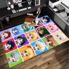 Sai-lor Anime Characters Office Rug Chair Mat, Game Carpet, Suitable for Front Door, Bedroom, Living Room, Desk, Holiday Gift
