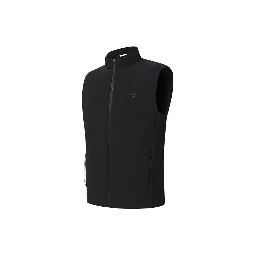 New FILA Golf Series Down Vest Men's Pitch Black A11M345913FBK