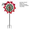 Colorful Windmills for Windowsill Flower Wind Spinner, 29.5" Metal Spinner with Stake, Outdoor Rust Creative Housewarming Gifts Friends Resistant