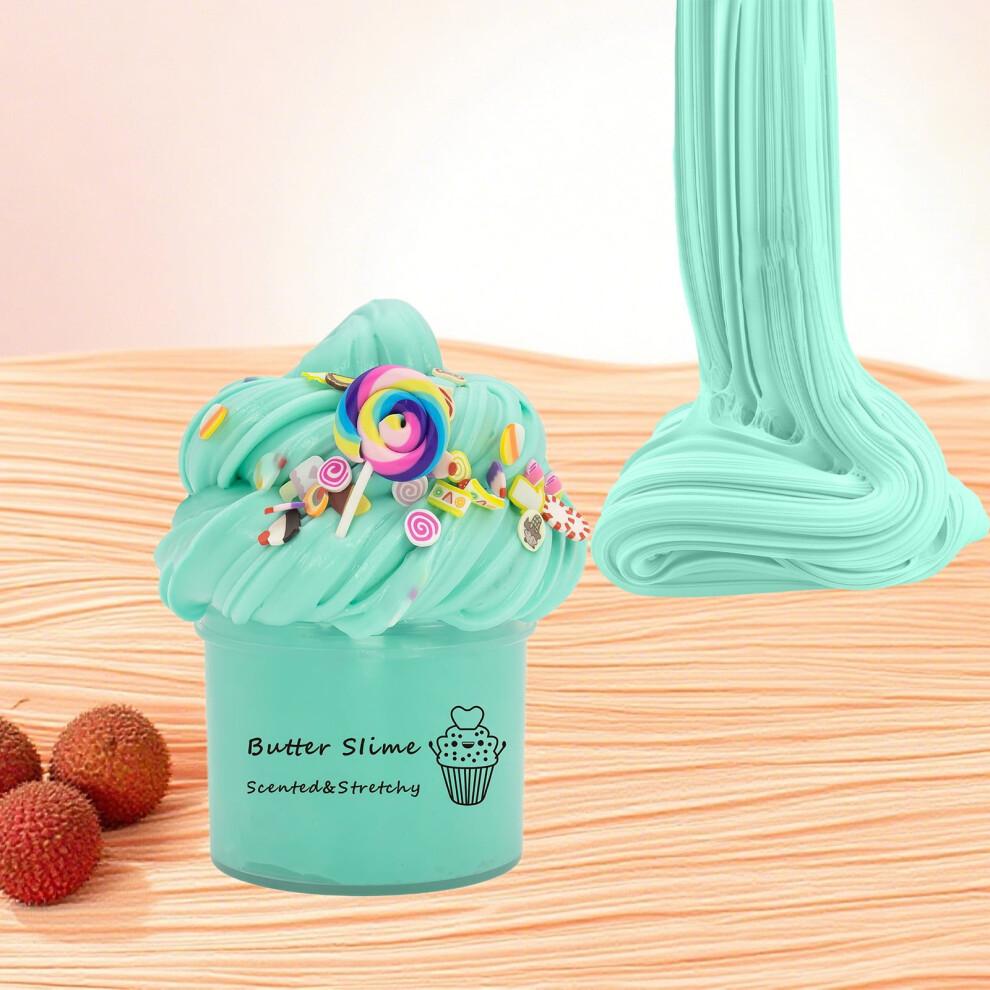 Butter Slime Kit – Fluffy Cloud Slime Bucket, Non-Toxic Sensory Toy, Birthday Gift & Party Favor for Kids, Compatible with Slime Play