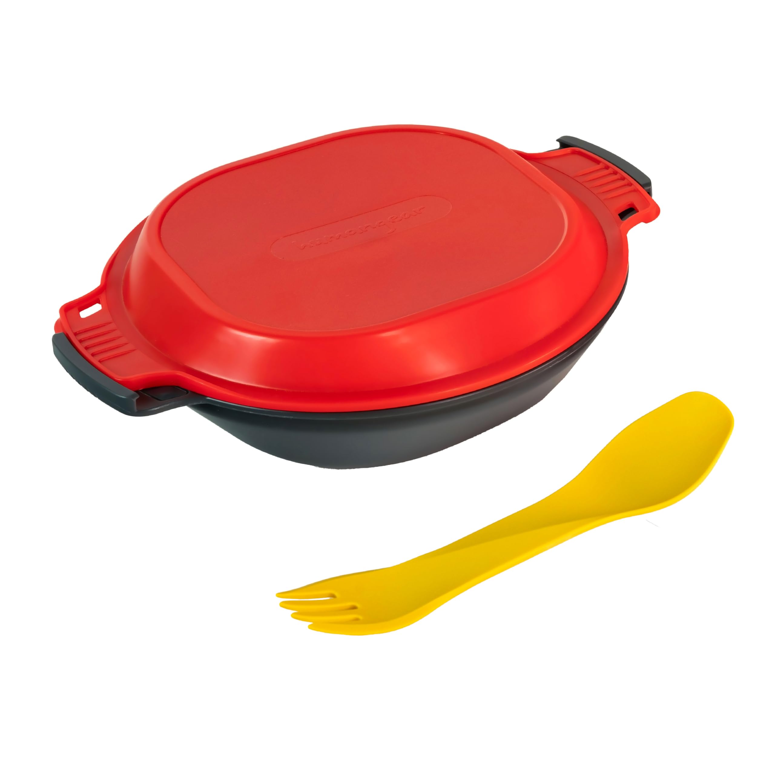 

humangear GoKit 5 Tools Lightweight Camping Mess Kit with Camping Utensils and Toothpicks Perfect for Camping on the Go Light Plates, Bowls, -