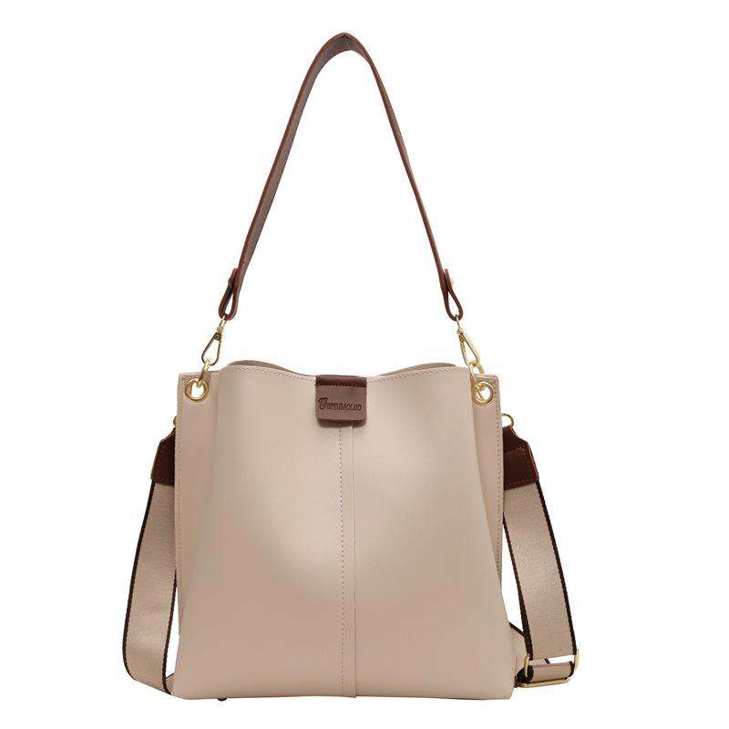 2026 Spring Fashion Women s Large Capacity Textured Crossbody Bucket Bag