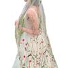 Bohemian Style Colorful Embroidered Veil