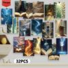 32pcs, World in a Book Postcards, Wall Stickers, Mailing Cards, Greeting Cards, DIY Postcards, Souvenir Postcards, Decorative Pr
