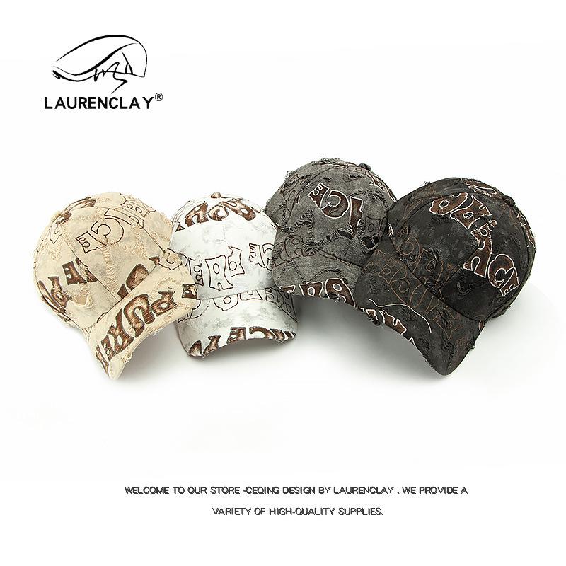 Spring Distressed Duckbill Baseball Cap - Versatile Streetwear Hat for Men & Women, Casual Sun Protection.