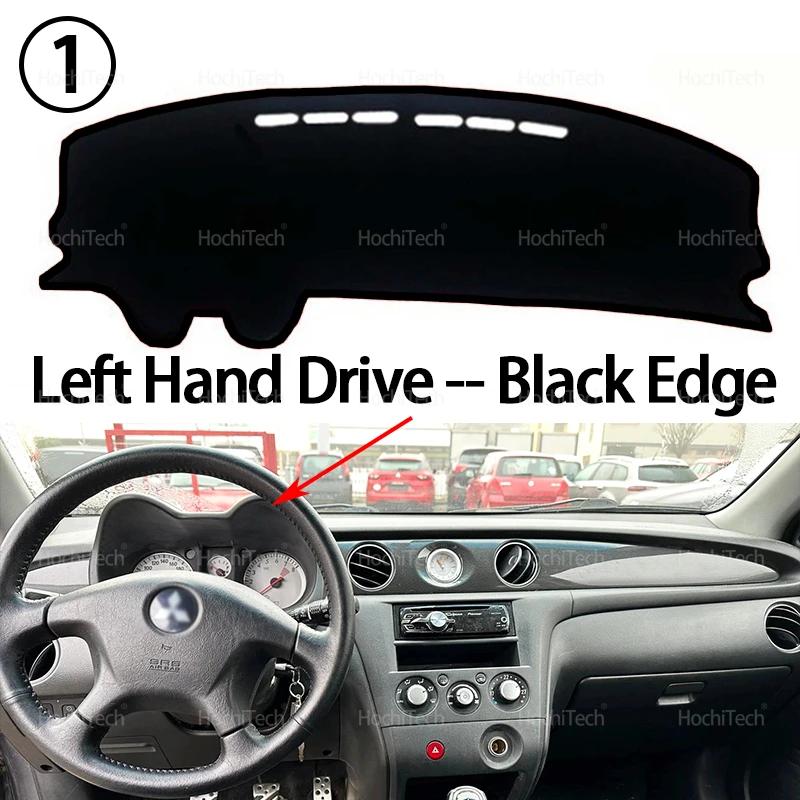 Car Dashboard Cover for Mitsubishi Outlander Airtrek 2001-2006 Dashboard Cover Dash Mat Board Pad Carpet Dashmat Anti-UV Mats Left Hand Black