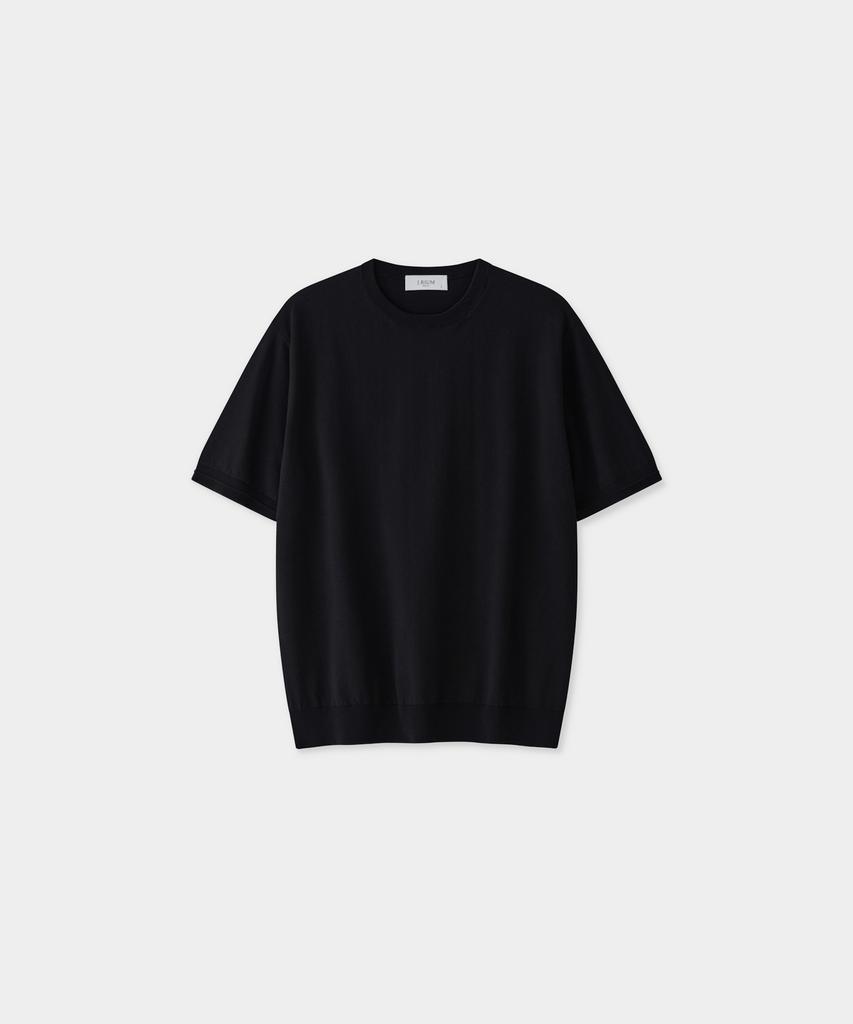 Jeilium Cotton Summer Essential Round Neck Black (Dry Touch)