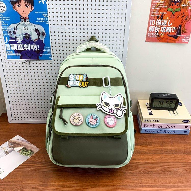 Schoolbag Schoolbag Female Junior High School High School Students Large Capacity Primary and Secondary School Students Fourth