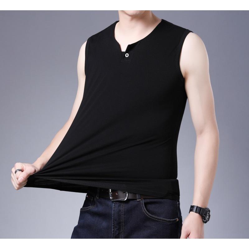 

Мужской жилет спортивный фитнес летний прилив хлопок досуг молодежный дышащий основа широкие плечи без рукавов футболка тонкая майка LOGO