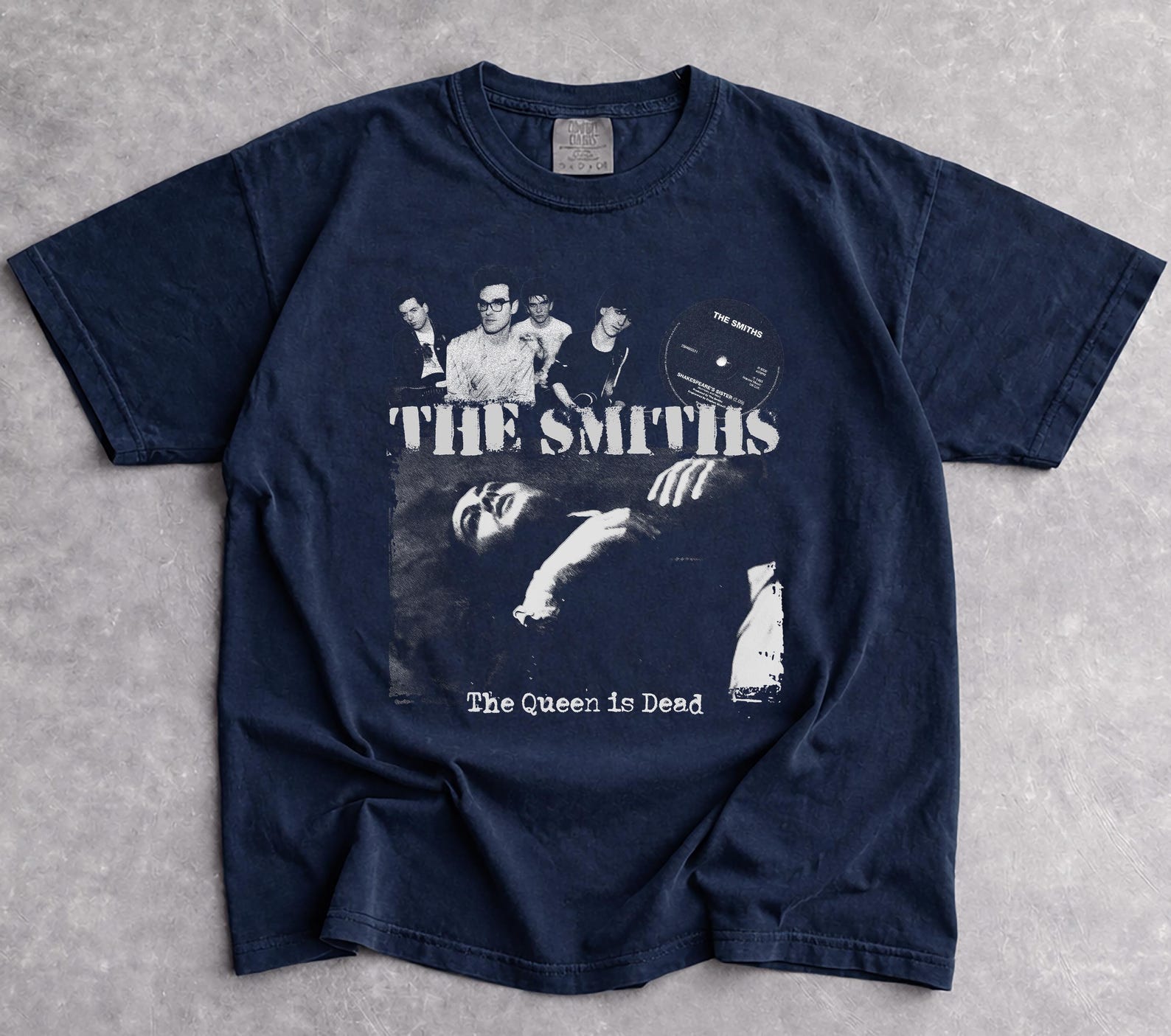 Vintage The Smiths Shirt, Retro The Queen is Dead Graphic Tee, Morrissey Rock Band Tshirt, 80s Indie Music Fan Gift, Oversized Music Tee XL