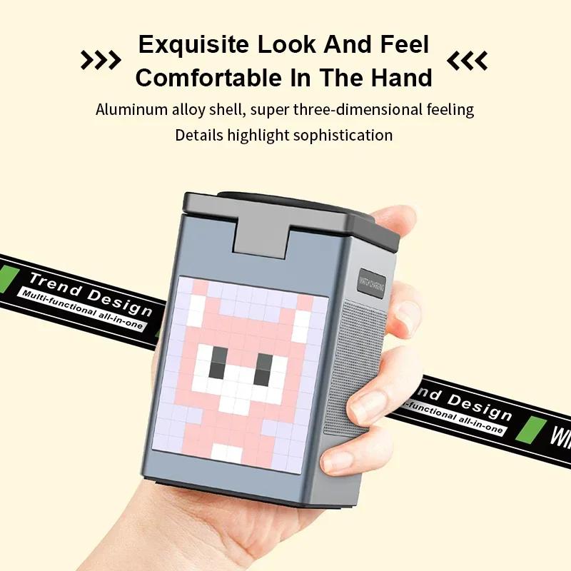 6 In 1 Magnetic Wireless Charger Stand Bluetooth Speaker Alarm Clock For Magsafe IPhone 16 15 14 Pro Max Airpods Pro Apple Watch