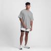 Summer American Loose Fit Cotton T-Shirt - Men’s Crew Neck Short Sleeve for Fitness Training, Plus Size Available