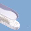 Full Length Inner Heightening Shoe Insoles Elastic Breathable Shock Absorbing Inserts for Sports White 39 40