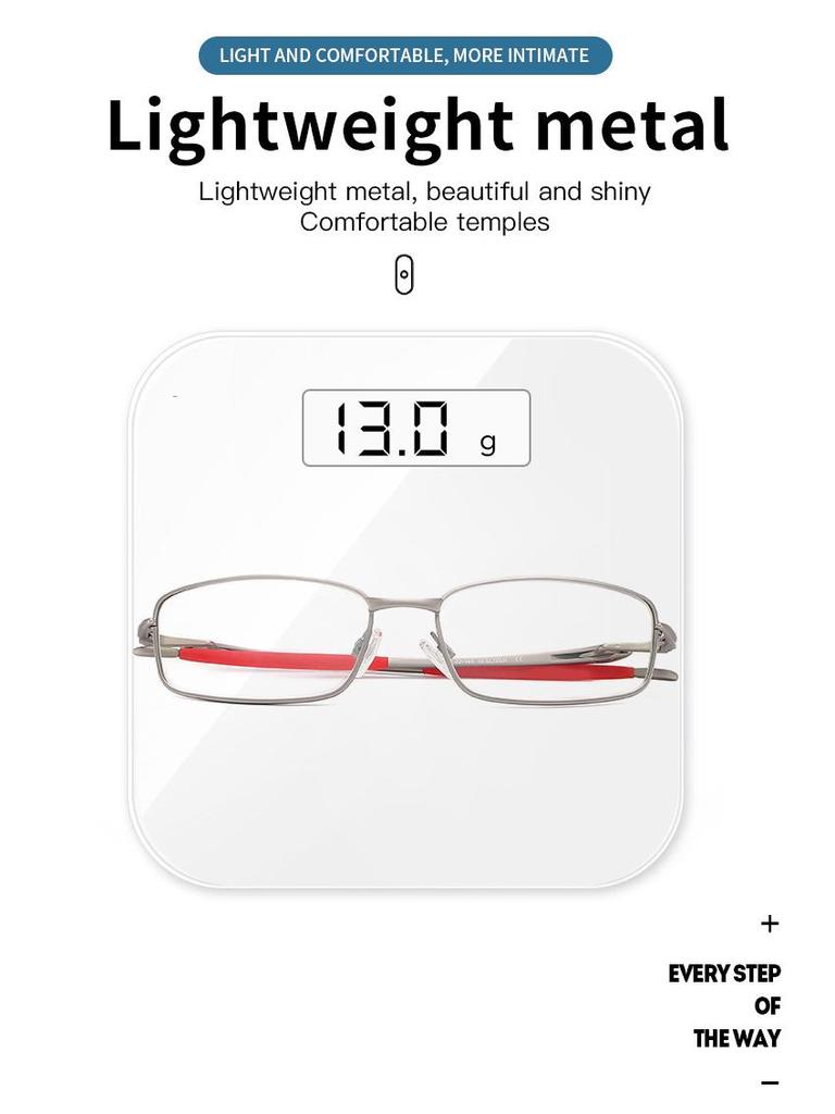 Men's Ultralight Full Frame Anti-Blue Light Fashion Glasses, Prescription Ready