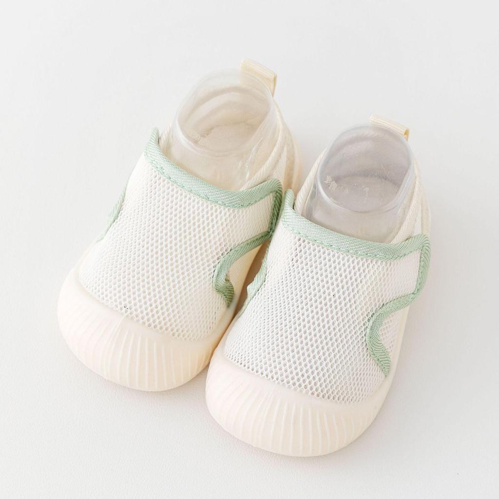New Spring/Summer Breathable Non-Slip Baby Shoes with Soft Sole & Velcro Mesh Sandals