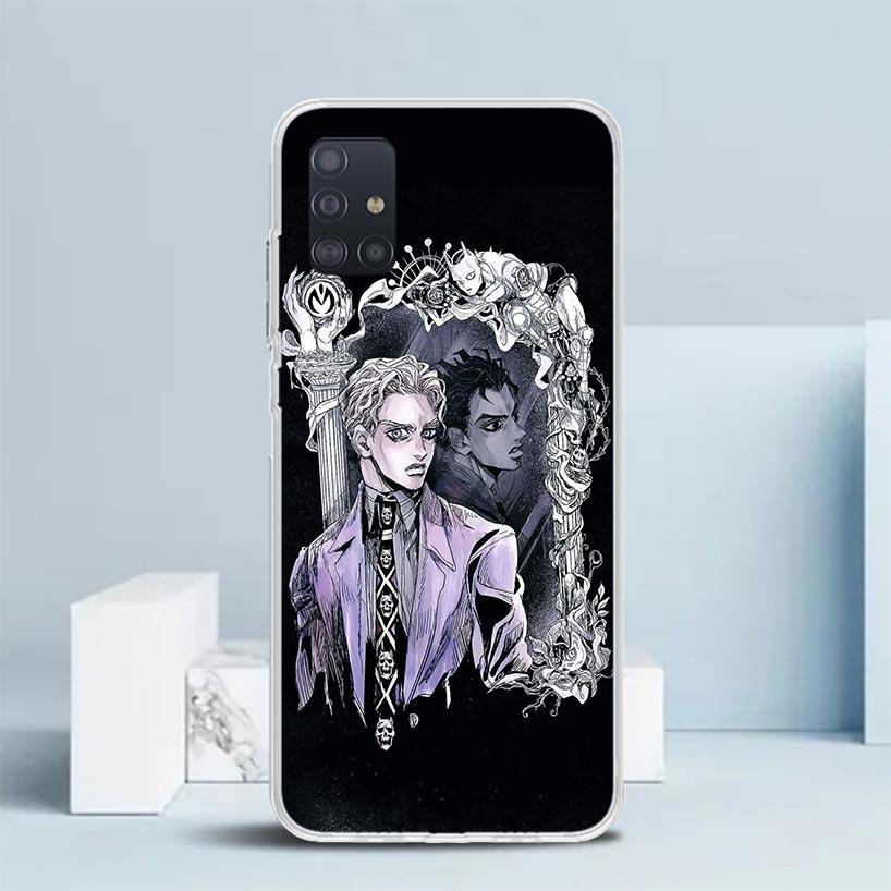 JoJo Kira Yoshikage Killer Queen Soft Cover for Samsung Galaxy A12 A22 A32 A52 A72 A02S Phone Case Note 20 Ultra 10 S10 Plus A51