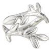 [Shinjuku Gin no Kura] Twig Nail Ring, Free Size, Adjustable, Silver 925, Women's, Tip Ring, Claw Ring, Pinky Ring