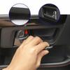 Car Inner Door Handle Cover Trim For Toyota 4Runner 17-23 Accessories Black Wood