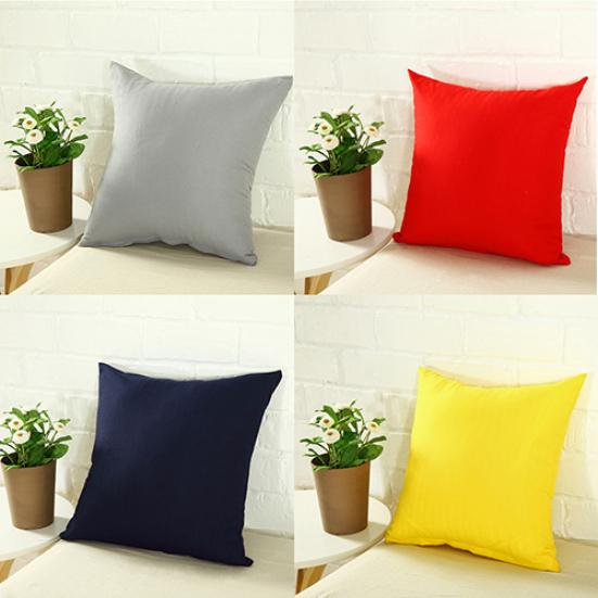 Simple Fashion Square Throw Home Decorative Pillow Case Sofa Waist Cushion Cover