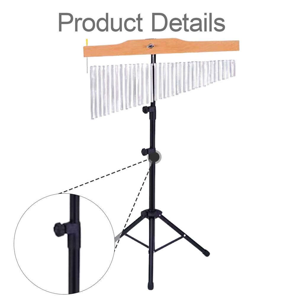 Bar Chime Performance Durability Premium, Adjustable Stand, Beginners Professionals Percussion Instrument Wind Chime Percussion