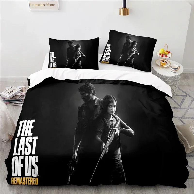 

Напечатанное на 3D Пододеяльник The Last of Us Игровая наволочка Постельный комплект Двуспальный Полуторный Полный Королевский Кинг Взрослый Детский Постельное белье Чехол для одеяла US Twin(172x218cm)