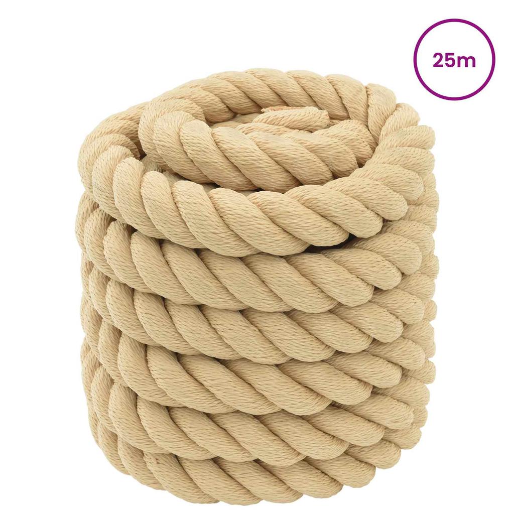 Boat Rope 25 M 3 Cm Natural PP