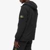 Stone Island Solid Color Logo Pocket Hooded Long Sleeve Jacket Men jackets Black 751541928-V0029
