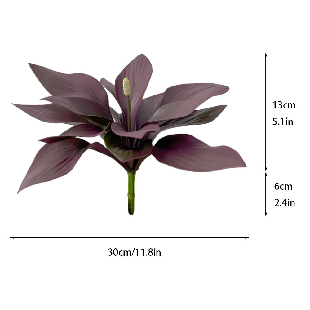 

Artificial Agave Graptosedum Plant Faux Aesthetic Artificial Succulent Stems for Home Decor Realistic UV Resistant Fake Agave