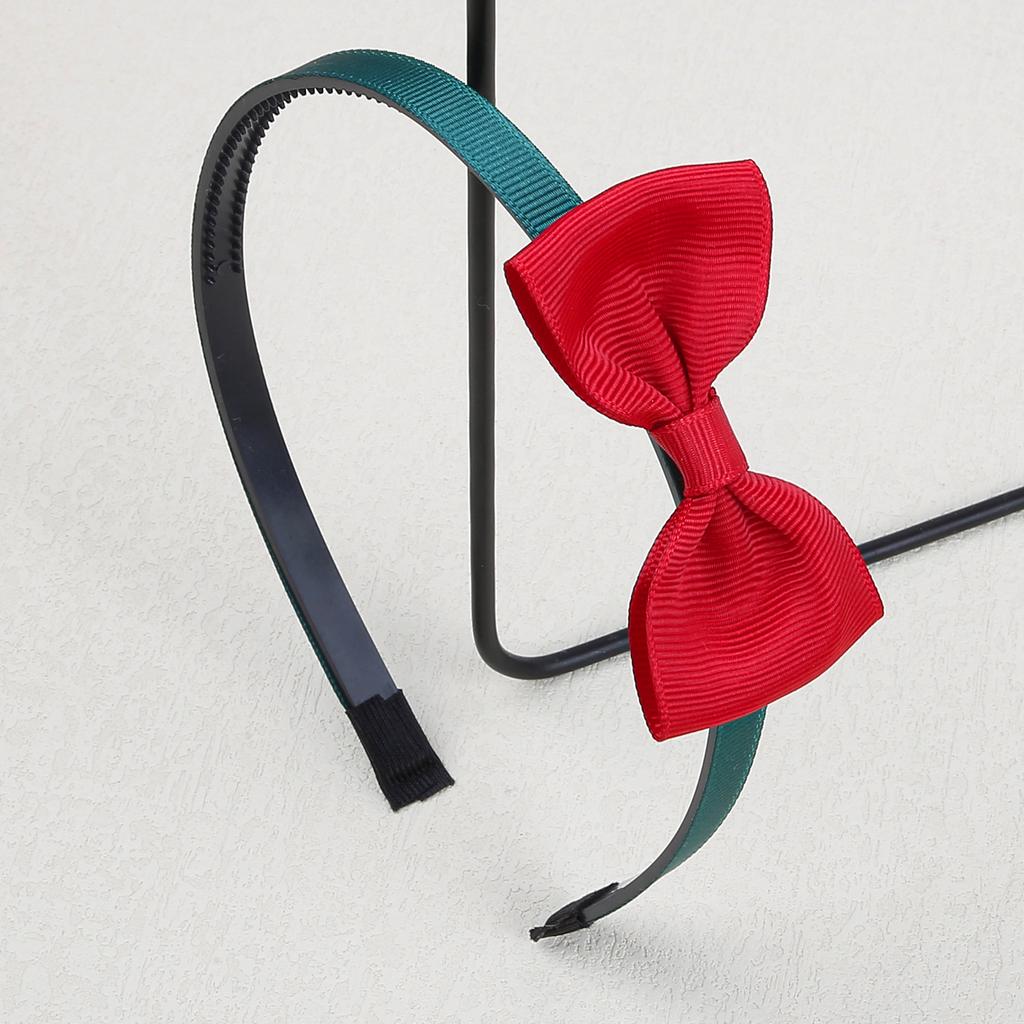 1/4 szt. Rypsowe Kokardy do Włosów Rabbina Opaski do Włosów Plastikowe Ząbki Gumki do Włosów Dziewczynki 3-calowe Kokardy Obręcze do Włosów Dzieci Powrót do Szkoły Akcesoria do Włosów