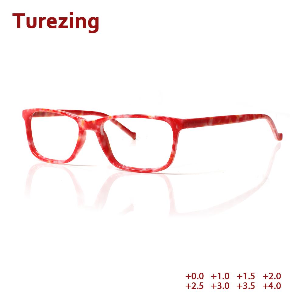 Turezing Reading Glasses for Men Women Spring Hinge Flower Print High Quality Readers 0 To +6 0