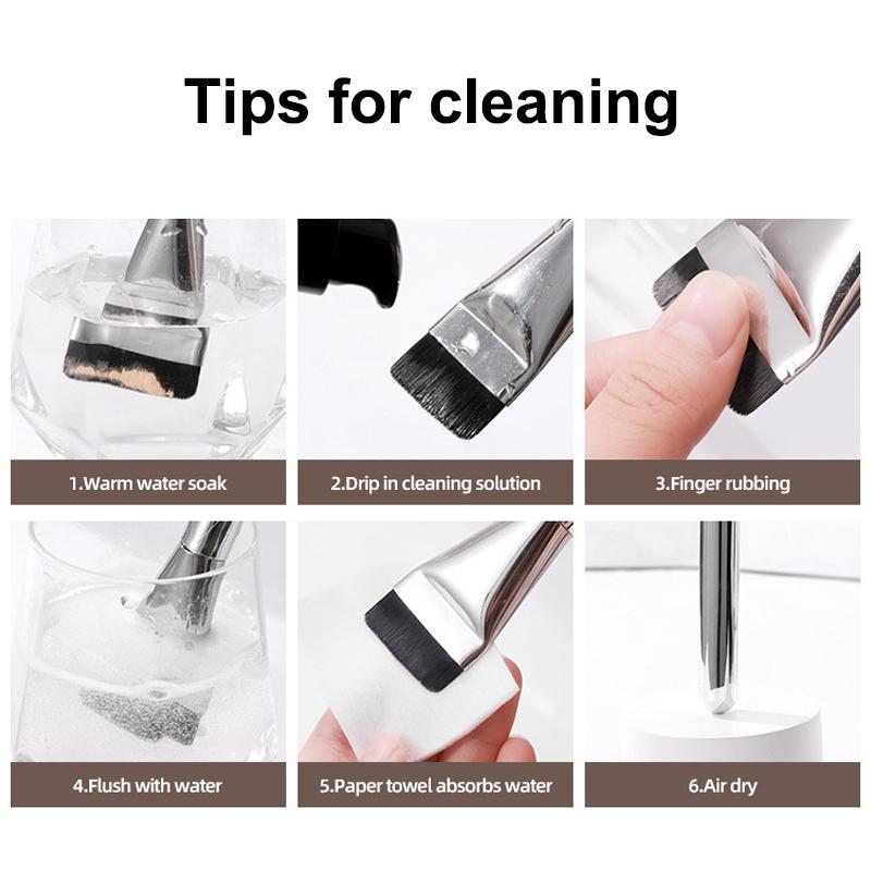Ultra Thin Foundation Brush Lightweight Face Contour Brush Flat Contour Brush Blending Foundation Cream Makeup Brushes Beauty