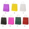 10Pcs Kraft Paper Bag with Twist Handle Load-Bearing Clothes Storage Tool Anti-deform Baking Bags Biscuit Candy Cookie Bread