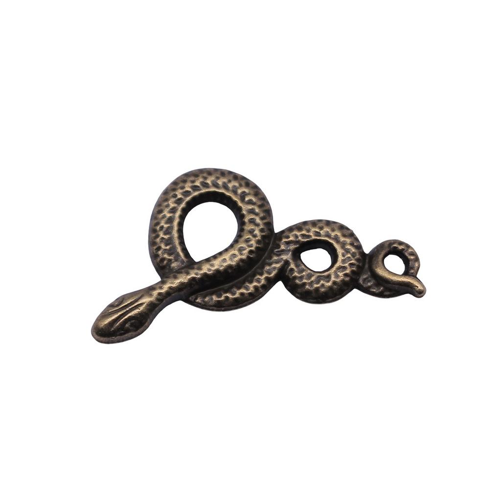 10pcs 31x16mm 3 Colors Antique Silver Color Antique Gold Color Antique Bronze Color Snake Charms Jewelry Making Accessories