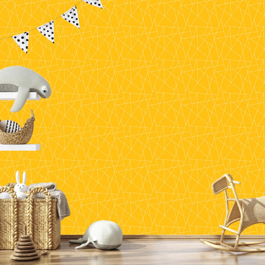 Wallpaper Geometric pattern gold, gold top 50x1000