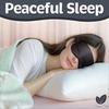 Sleep Mask - Black, 100% Tencel Derived from Natural Wood Pulp - Lightweight Eye Mask with Adjustable Strap - Blackout Blindfold for Women & Men - Co