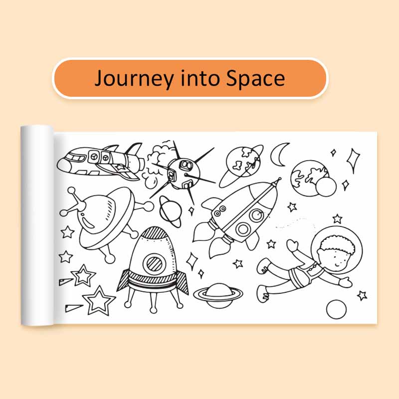 

3M самоклеящиеся детские граффити-свитки, удлиненный цветной рулон, инструмент для рисования, бумажные развивающие игрушки, настенный протектор 30cm*300cm