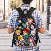 Demon Slayers Backpack for Men Women College School Student Bookbag Fits 15 Inch Laptop Tanjiro Nezudo Tomioka Giyu Agatsuma