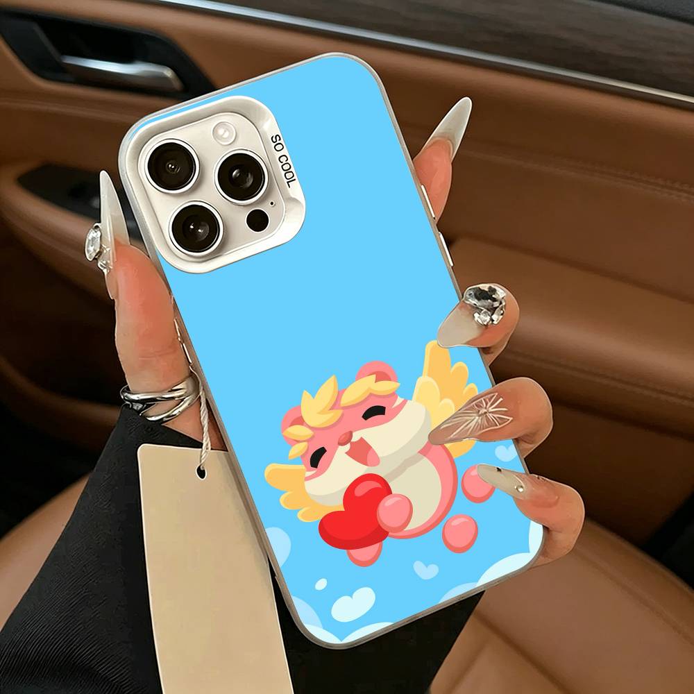 Adopt Me Game Phone Case For iPhone 11 12 13 14 15 16Pro Max Plus White Silver  Phone Cover
