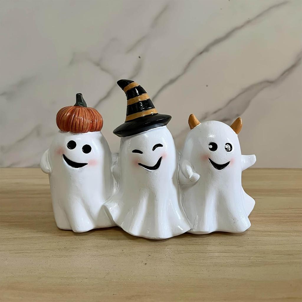 Halloween Horror Decor, Spooky Resin Statue, Halloween Figurines Gnomes Decorations For Home Outdoor Yard, For Indoor Porch Decor