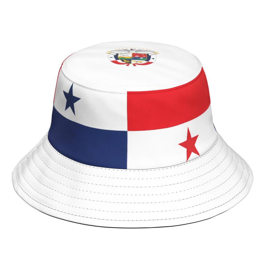 Panama Fischerhüte Kostenlos Maßgefertigt Name Team Logo Eimerhut Länderreise Republik Nation Panamesische Spanische Flagge Kopfbedeckung