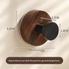 Wood Suction Cup Hooks Walnut Keys Decor Hook Door Back Clothes Towel Hanger Cabinet Drawers Handle Wall-Mounted Storage Rack