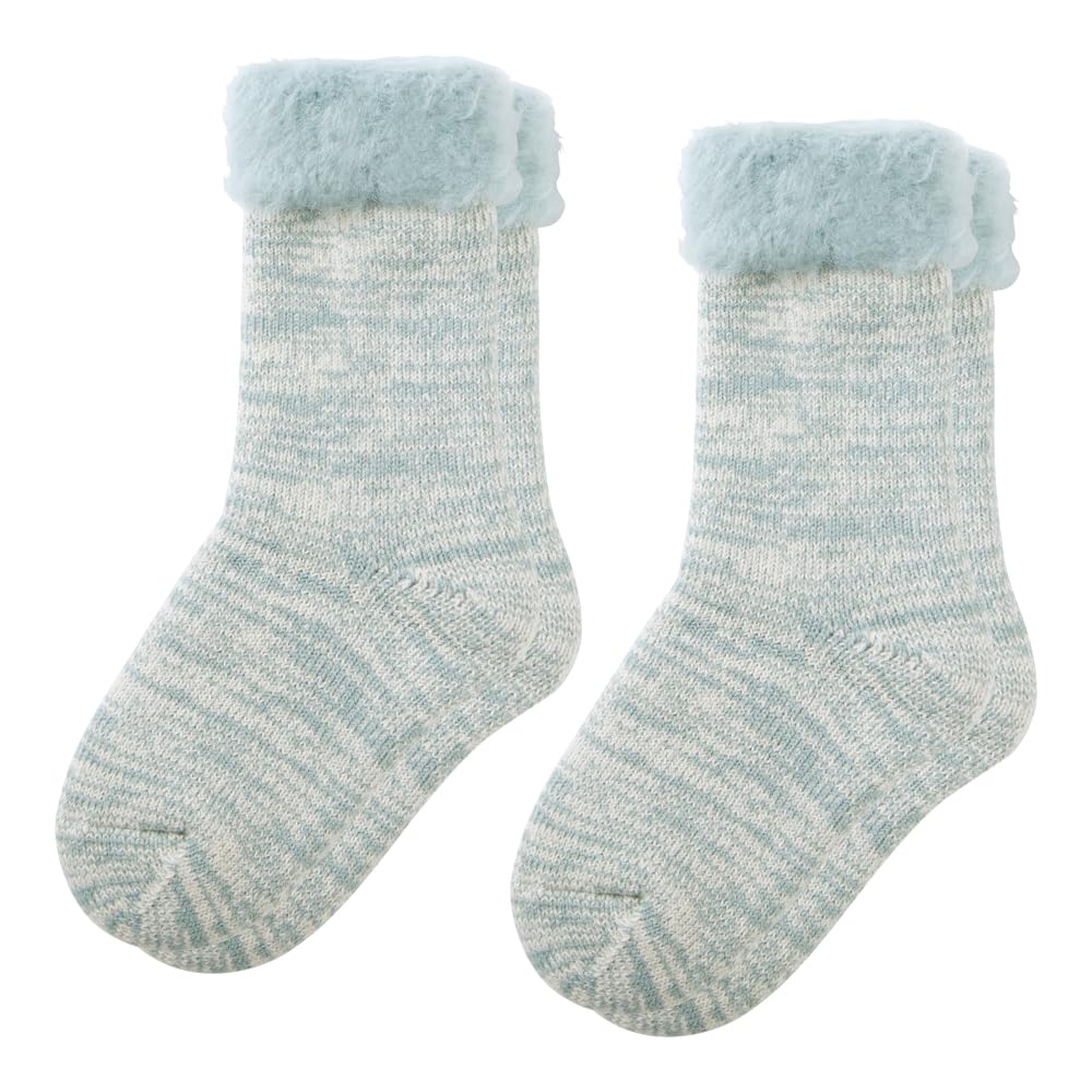 

Gunze Ultra Heat Warm Socks Wool Cold Women s (2-Pair Set) - Blend, Brushed, Mid-Length, Weather, Blue-Green