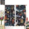 Kids Sea Animal Curtains Boys Girls Bedroom Nursery Decor Funny Turtle Whale Ocean Colorful Art Printed Window Drapes Curtain With Blackout Polyester