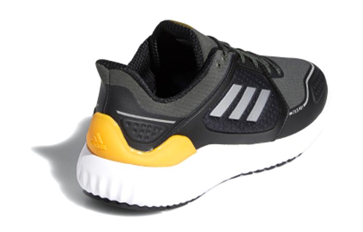 Adidas Climawarm Bounce J Abrasion Resistant Low top Running Shoes Black White Yellow Teenagers FV8209