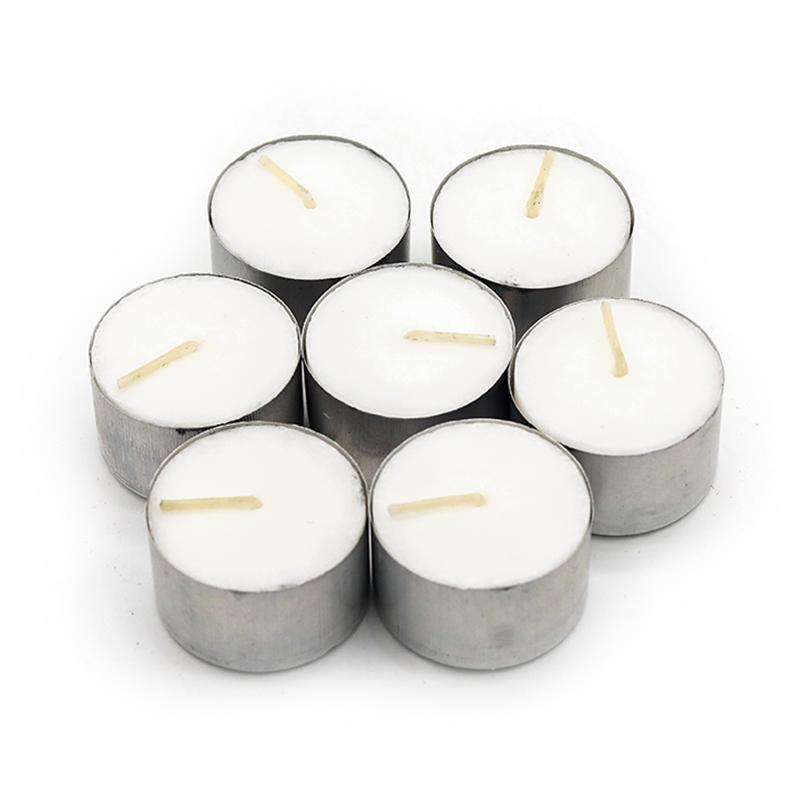 White Tealight Candles Elegant Tea Lights for Decor and Favors