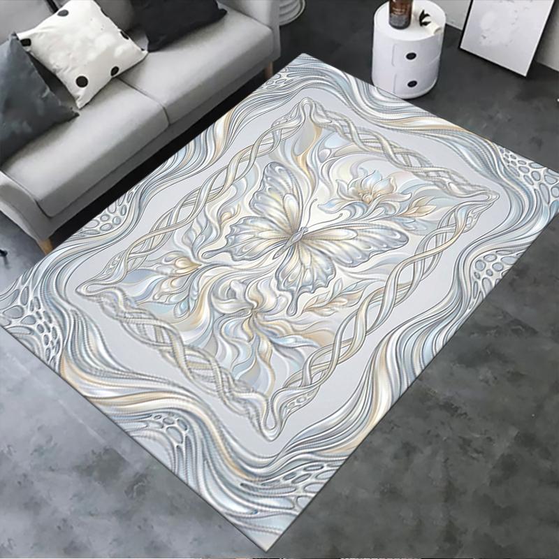 2025 New Modern Butterfly Carpet Rug for Living Room Bedroom Home Sofa Decoration,Kids play Non-slip Floor Mat78