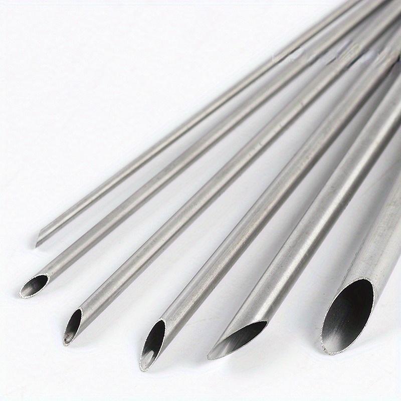 6PCS Pottery Punch Hole Teapot Mouth Punching Tools Full Circle Punch Drilling Purple Clay Pot Tool Stainless Steel Clay Tools