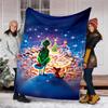 Grinch-Thema Bedruckte Decke Perfekt für Sofa Bett Reisen Außenbereich Maschinenwaschbar Gemütlich Langlebig