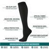 Krampfadern Kompressionssocken Passend für Golf Rugby Laufen Wandern Sport Für Anti-Müdigkeit Fahren Reisen Flug Frauen Männer Socken