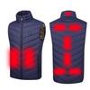 9-Zone USB Heated Vest: Unisex Electric Smart Heating Cotton Apparel